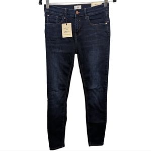NWT River Island UK Women's Amelie Mid Rise Short Petite Super Skinny Jeans